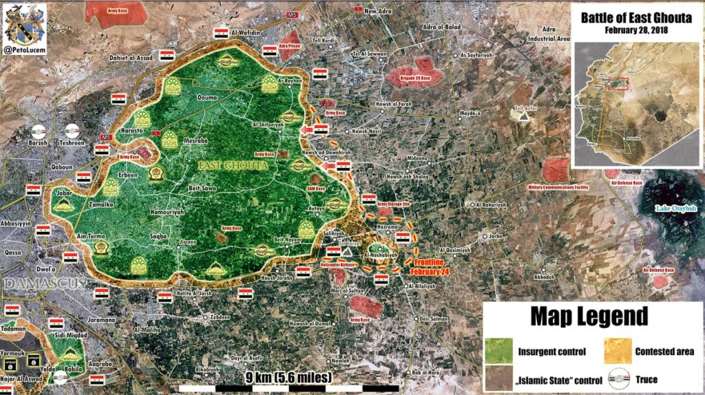 Tiger Forces And Republican Guard Capture Number Of Positions In Hawsh ad Dawahirah In Eastern Ghouta