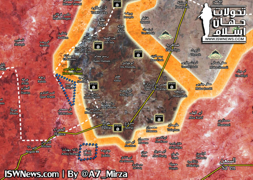 Syrian Army Liberates 4 Villages From ISIS In Northeastern Hama (Map)