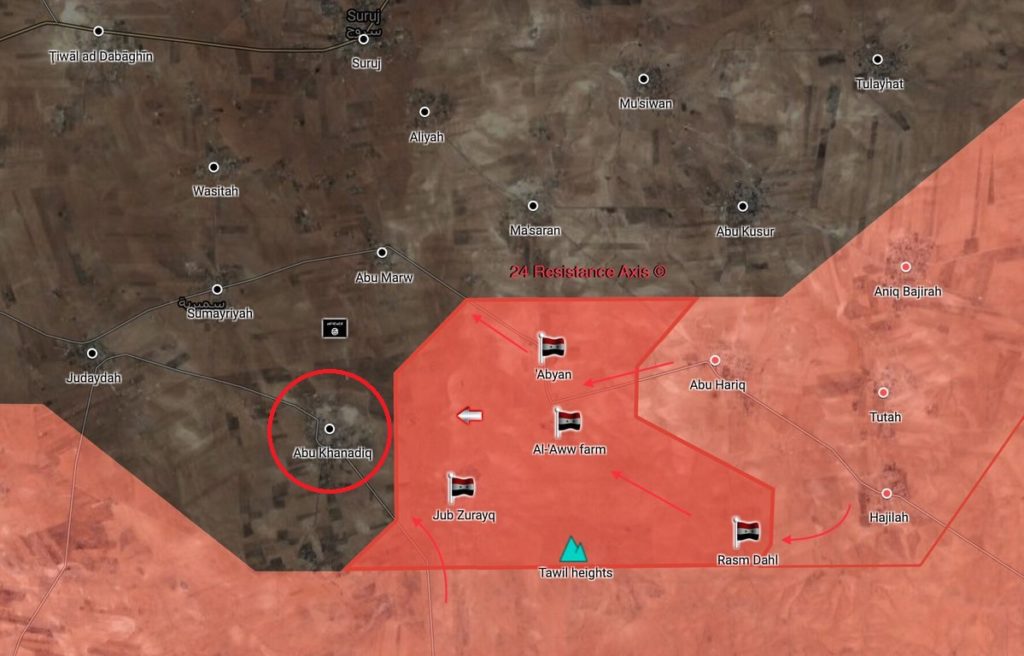 Syrian Army Liberated Abu Khanadiq From ISIS In Northestern Hama