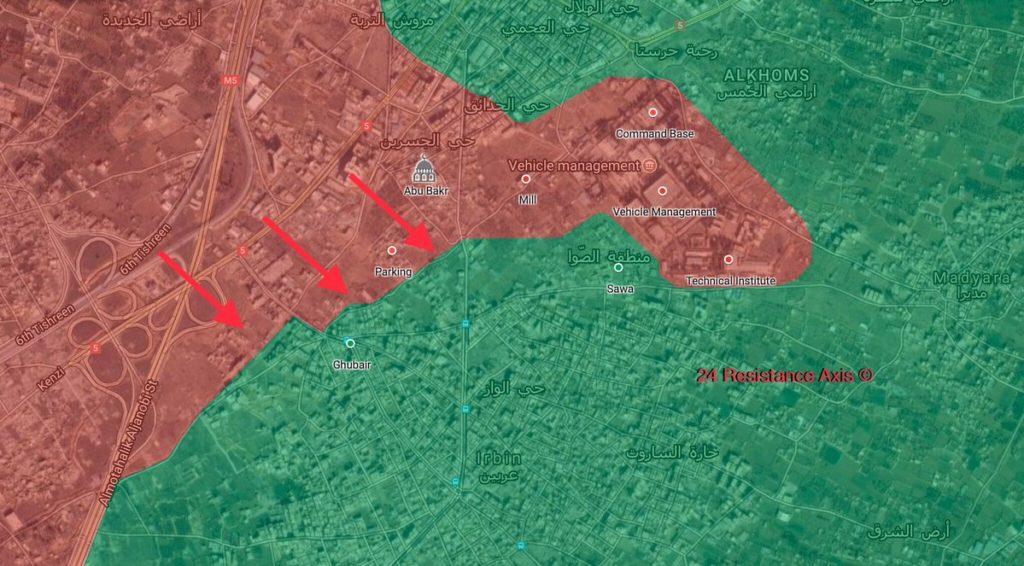 Republican Guard And Allies Advance In Ghubair Area In Damascus' Eastern Ghouta (Map)