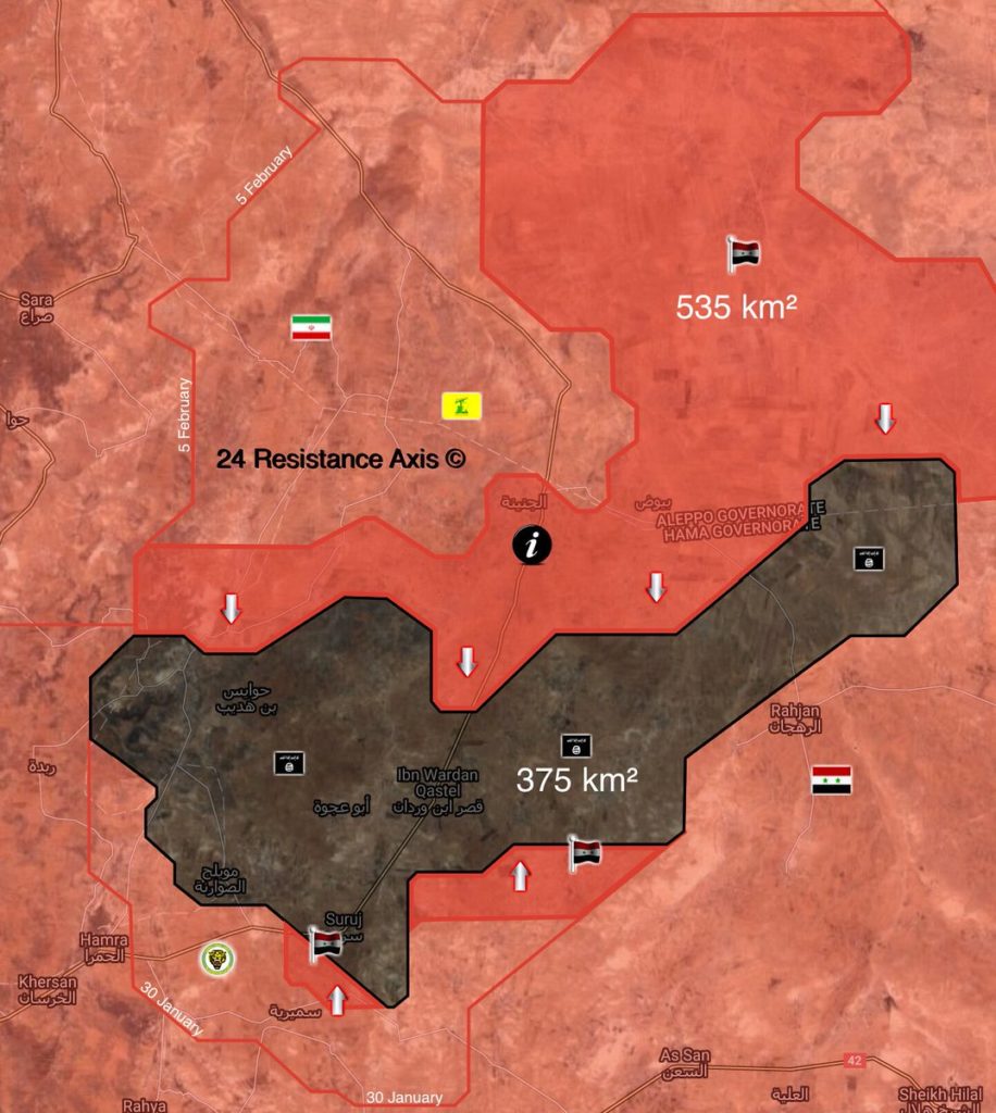 Map Update: Government Forces Crush ISIS In Northeastern Hama