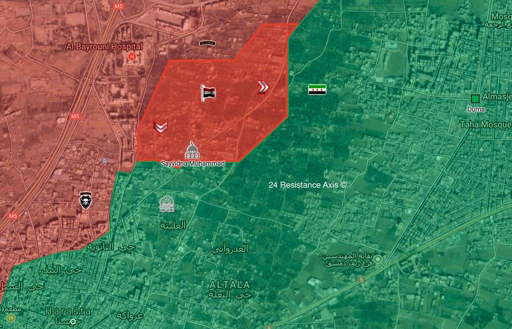 Militants Retreat From More Positions In Eastern Ghouta Under Syrian Army Pressure (Maps)