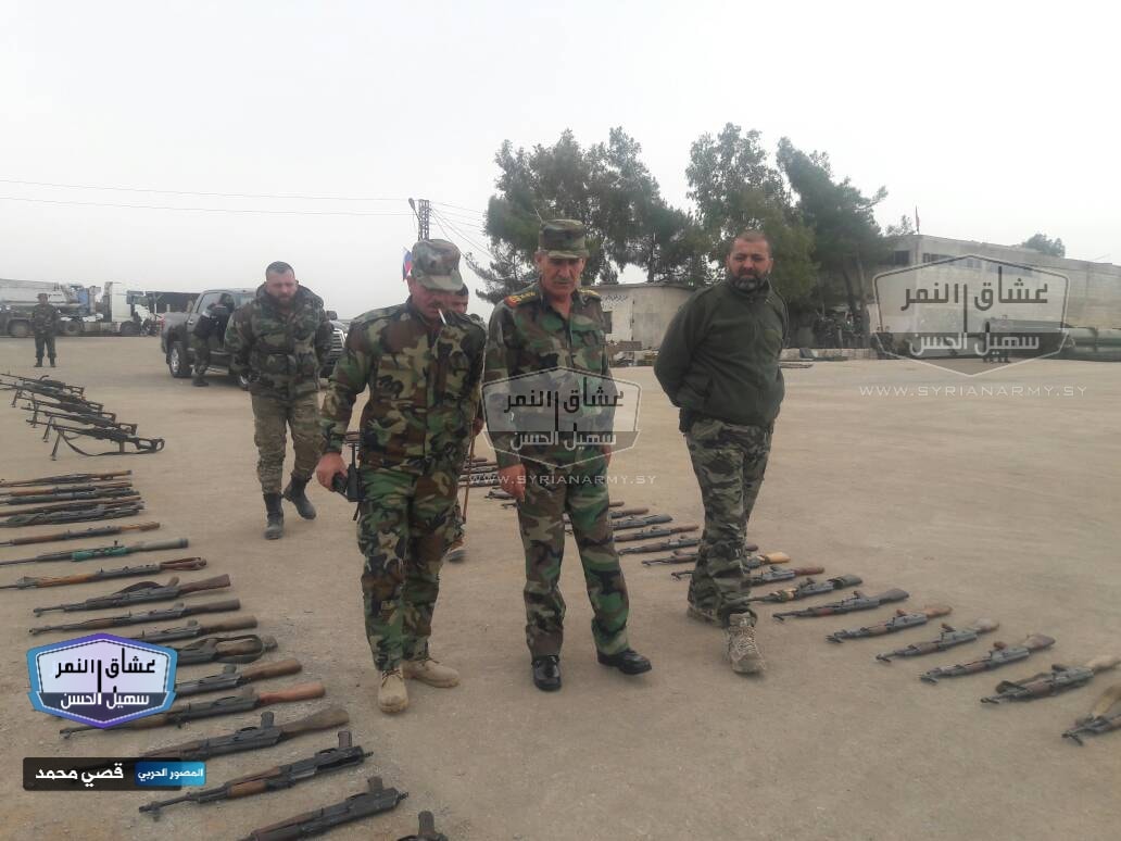 Syrian Army Showcases Large Number Of Weapons Captured From ISIS (Photos)