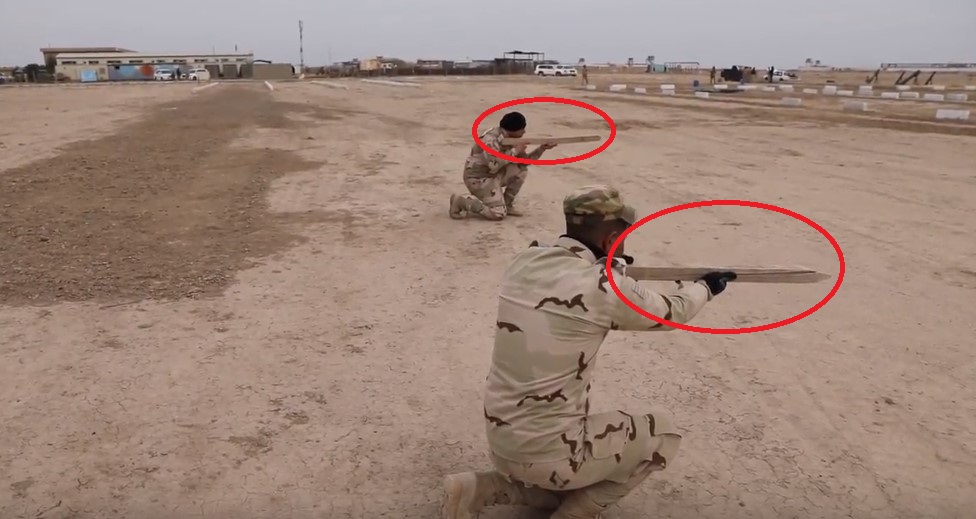 Wooden Stick Instead Of Automatic Rifle: U.S. Munitions Disposal Course For Iraqi Forces