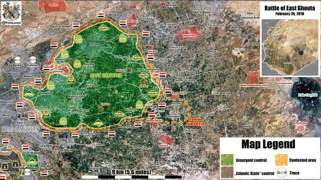 Tiger Forces Developing Momentum In Eastern Ghouta (Map, Video)