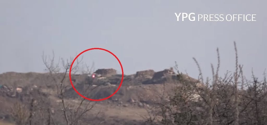 YPG Destroys Turkish Battle Tank With ATGM In Bulbil Distrcit In Syria's Afrin (Video)