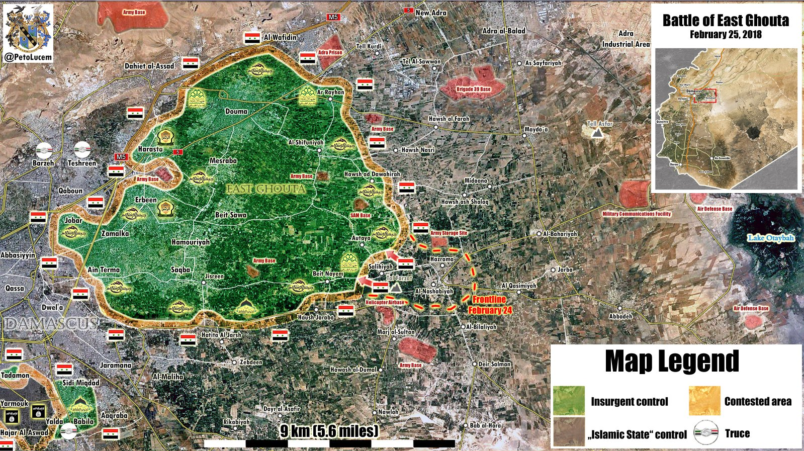 Syrian Army Repels Militant Attack In Northern Part Of East Ghouta (Map, Video)