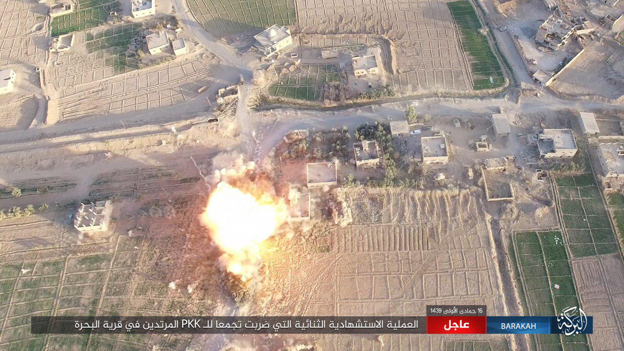 ISIS SVBIED Targets Syrian Democratic Forces In Al-Bahrah In Southeastern Deir Ezzor (Photos)