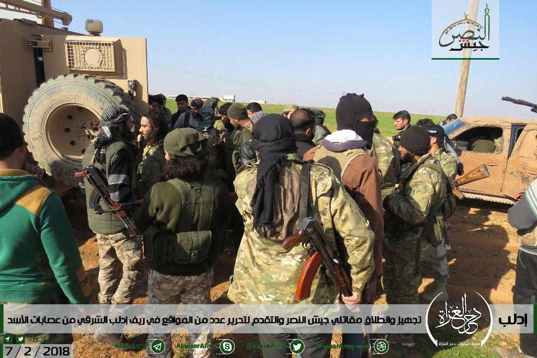 Free Syrian Army, Hay’at Tahrir al-Sham And Turkistan Islamic Party Launch Another Attack At Syrian Army (Photos)