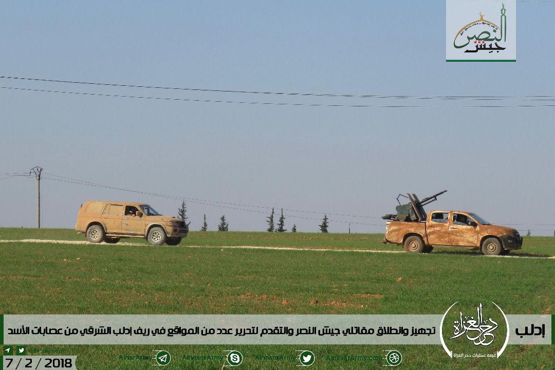 Free Syrian Army, Hay’at Tahrir al-Sham And Turkistan Islamic Party Launch Another Attack At Syrian Army (Photos)