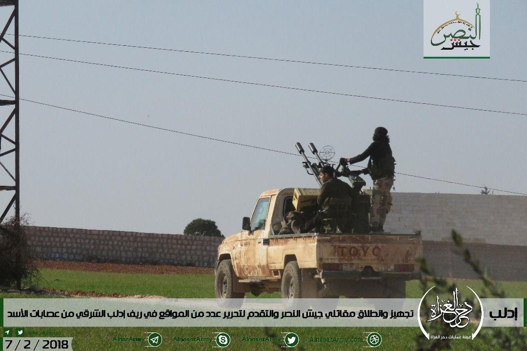 Free Syrian Army, Hay’at Tahrir al-Sham And Turkistan Islamic Party Launch Another Attack At Syrian Army (Photos)