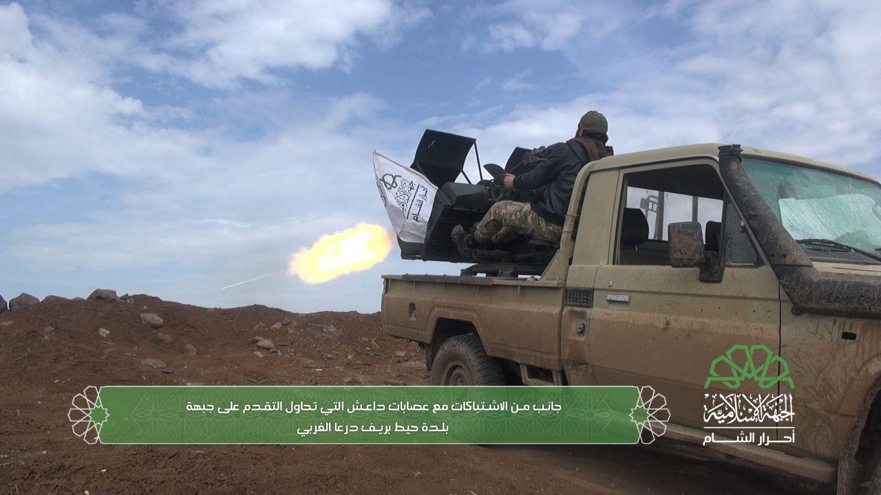 Ahrar al-Sham And Free Syrian Army Repel ISIS Attack In Western Daraa (Video, Photos)