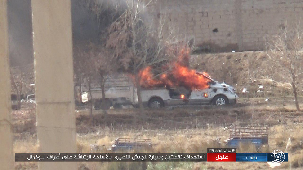 ISIS Attacks Syrian Army Positions Around Al-Bukamal (Photos)