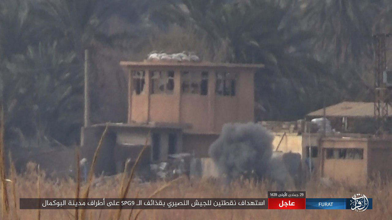 ISIS Attacks Syrian Army Positions Around Al-Bukamal (Photos)