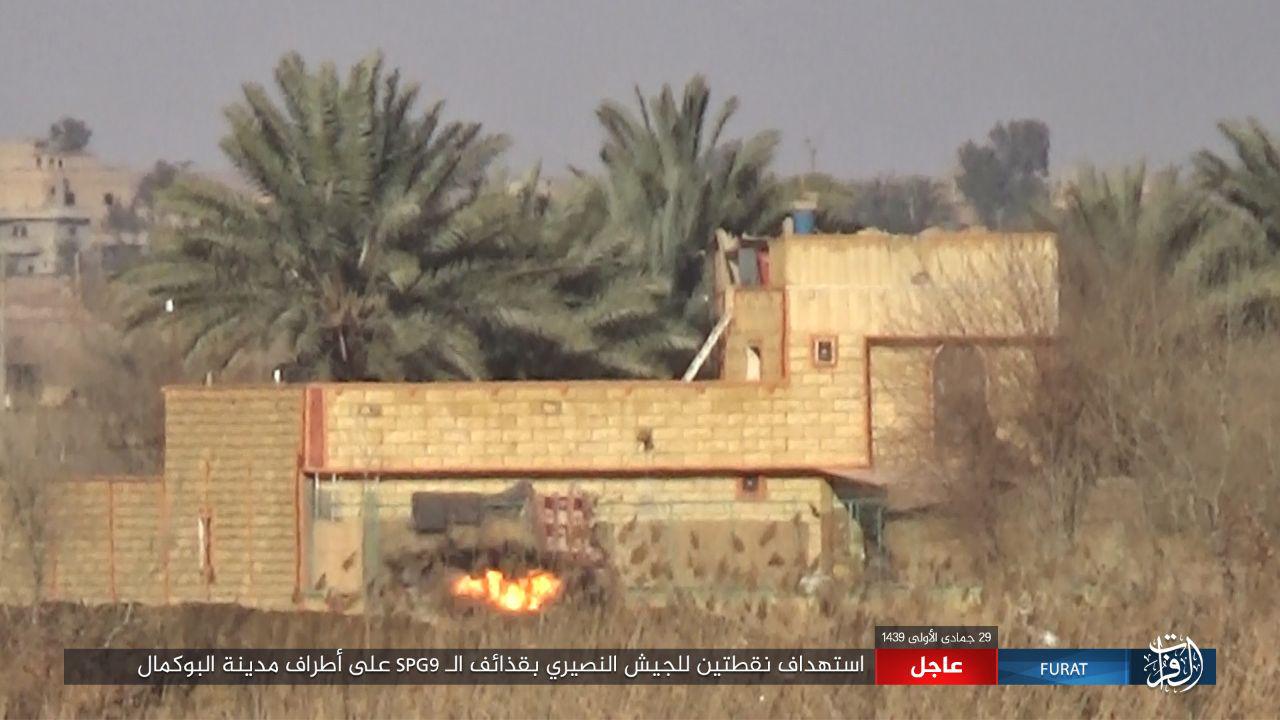 ISIS Attacks Syrian Army Positions Around Al-Bukamal (Photos)