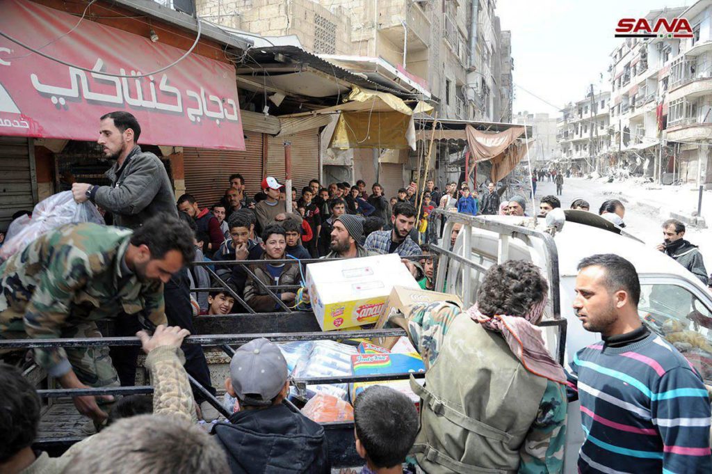 In Photos: Syrian Troops In Liberated Areas Of Saqba And Kafr Batna In Eastern Ghouta