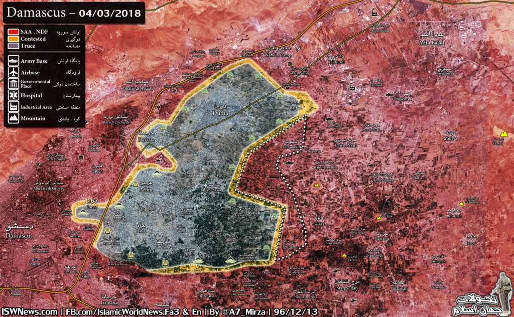 Militants To Let Civilians Leave Eastern Ghouta In Return To Humanitarian Aid - Reports