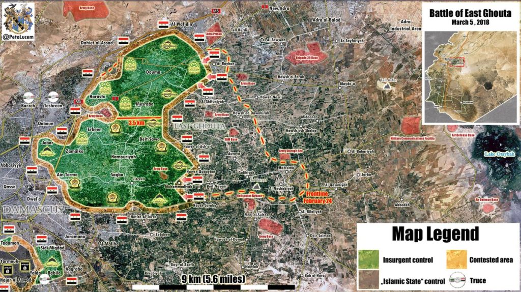 Washington Is Concerned About 'Ceasefire' In Eastern Ghouta As Terrorists' Defense Collapses There