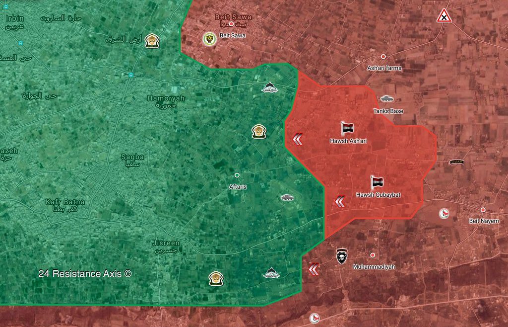 Syrian Army Liberates Two More Villages From Militants In Eastern Ghouta (Map)