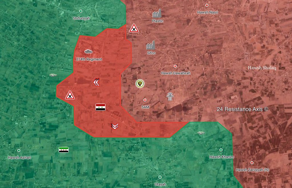 Syrian Army Encircles 60% Of Harasta District, Liberates 274th Regiment Base (Map, Photos)