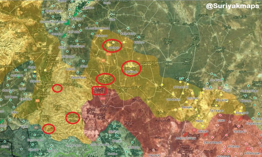 Overview Of Battle For Afrin On March 13, 2018 (Maps, Videos)