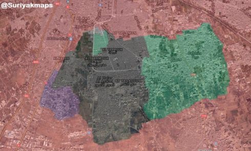 Government Forces Establish Control Over Al-Qadam In Southern Damascus