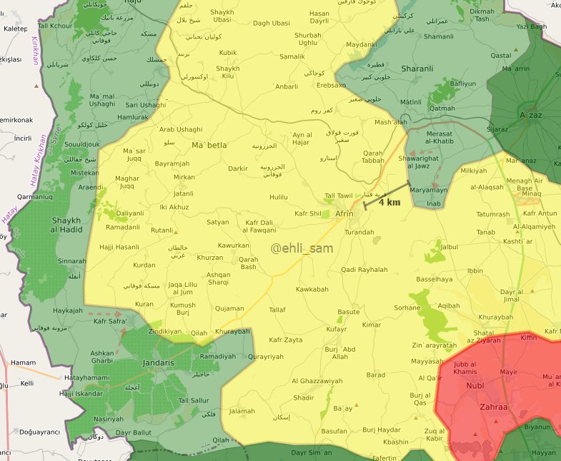 Overview Of Battle For Afrin On March 10, 2018 (Map, Videos)