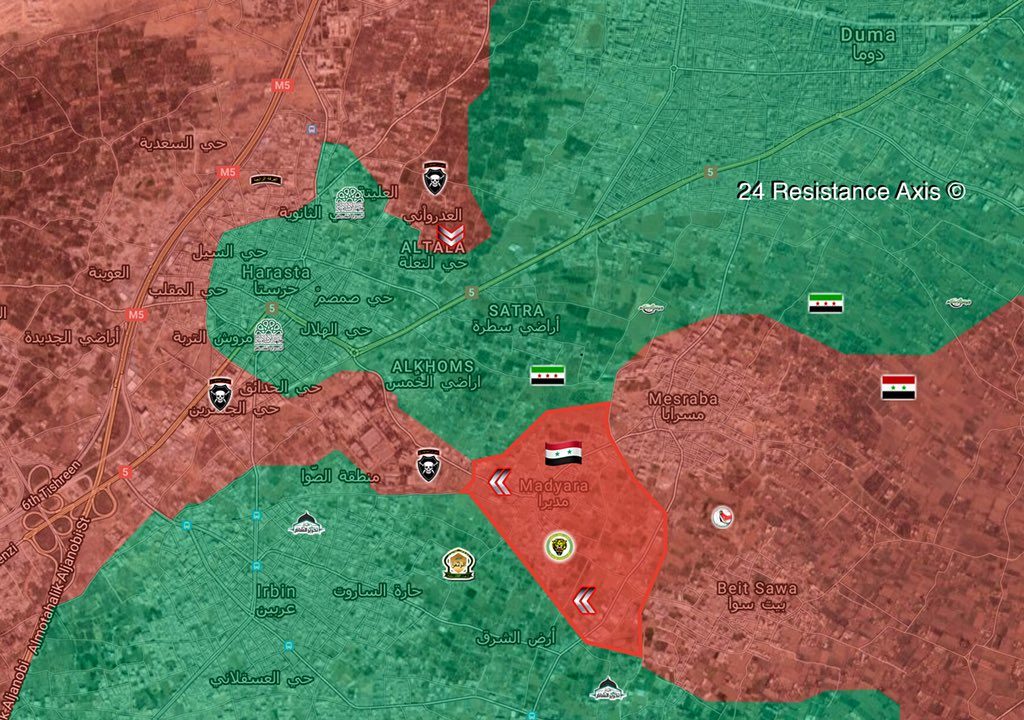 Overview Of Battle For Eastern Ghouta On March 12, 2018 (Video, Maps, Photos)