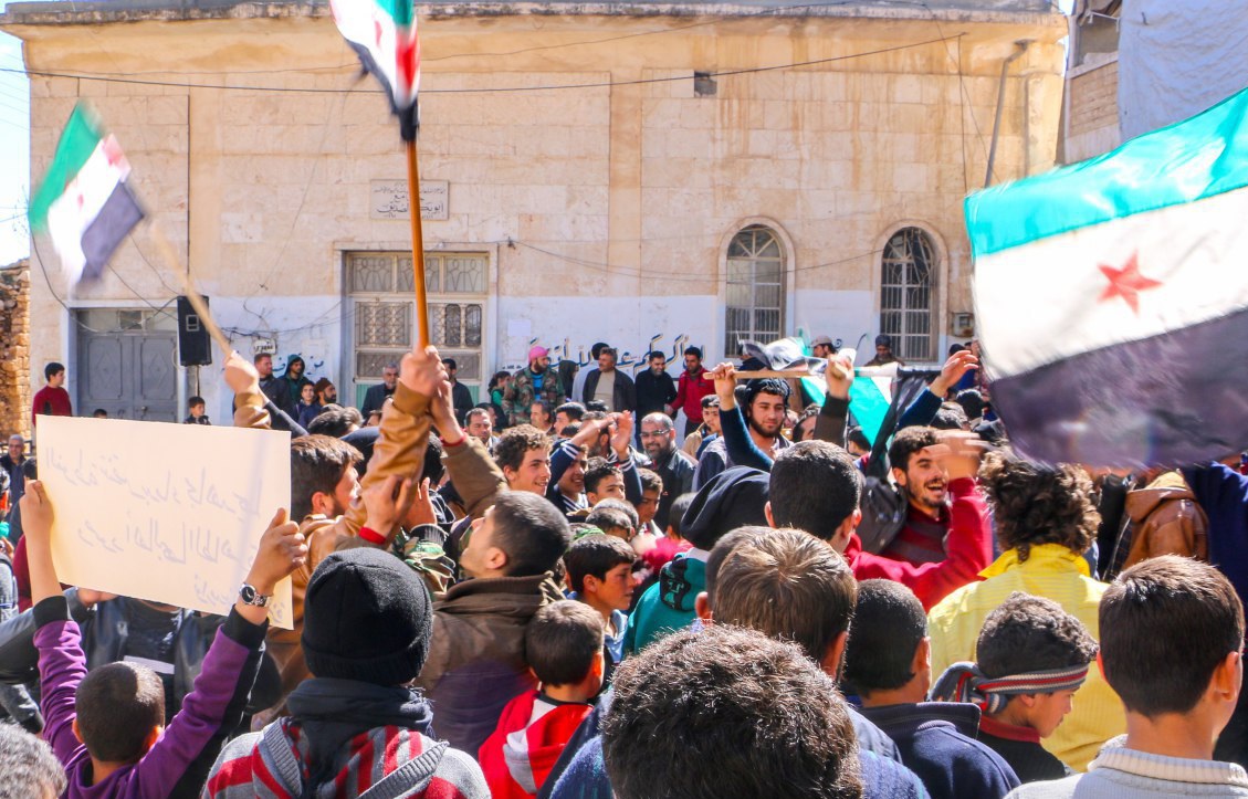 Civilians Protest Against Hay’at Tahrir al-Sham In Southern Syria