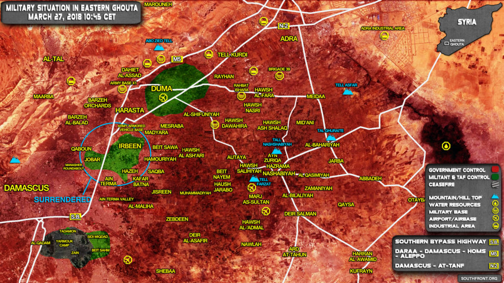 Syrian Army, Tiger Forces Prepare To Storm Douma As Negotiations With Jaish al-Islam Show Lack Of Progress