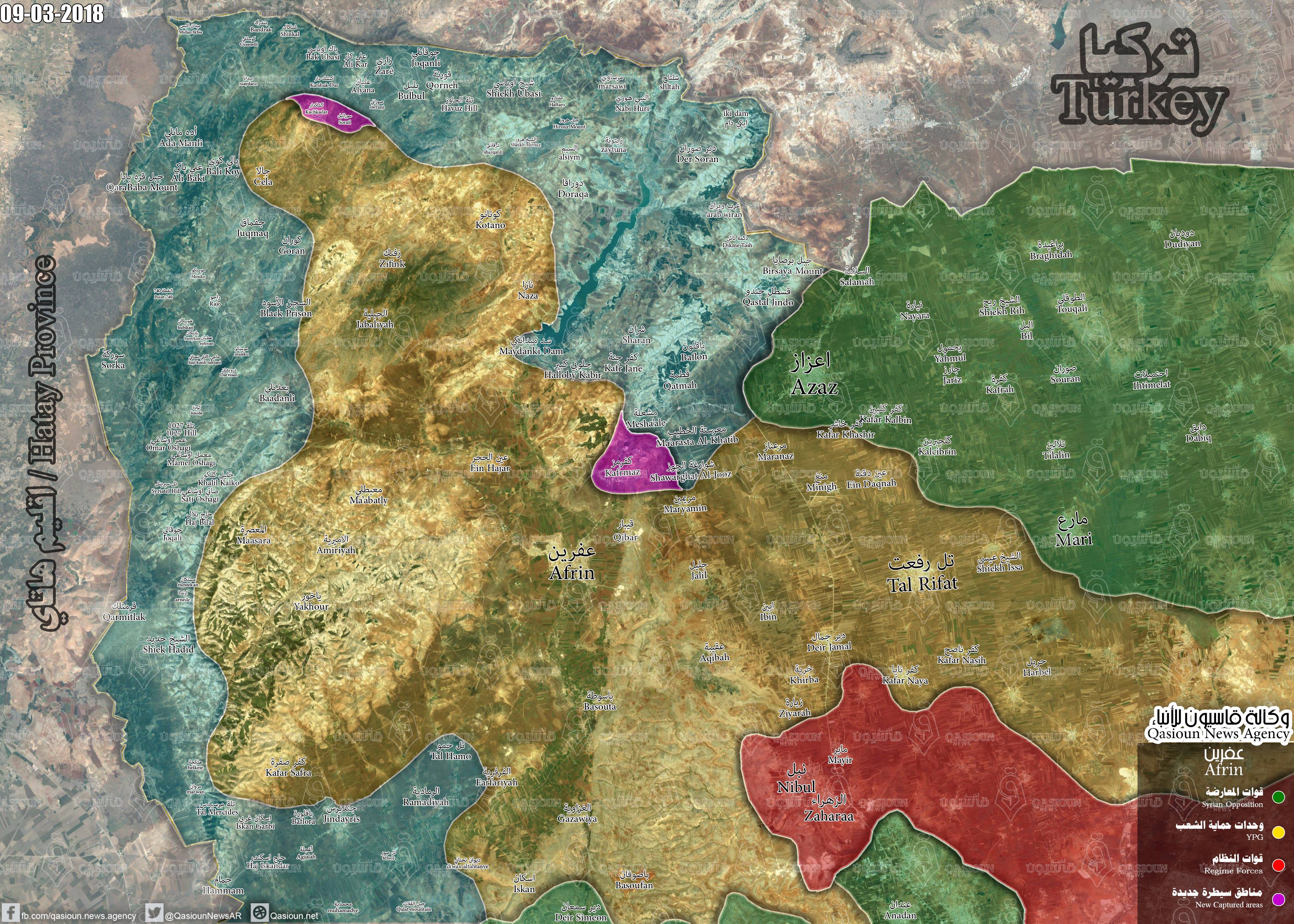 Turkish Army Makes New Gains Against YPG North Of Afrin City (Map, Photos, Video)