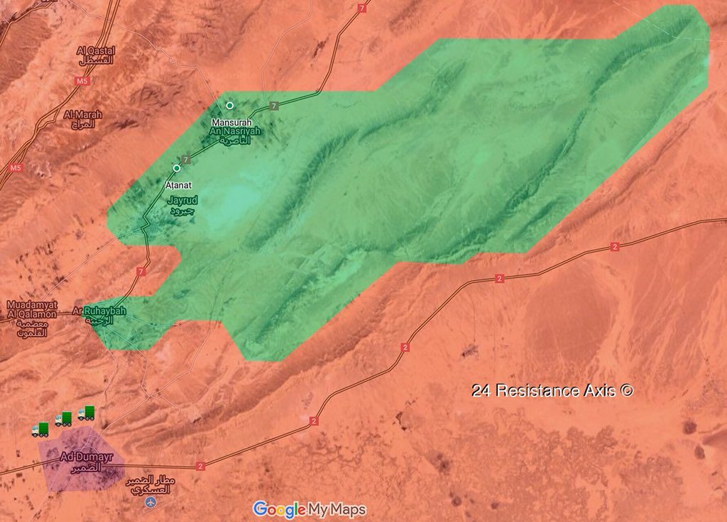 Syrian Army Prepares To Restore Control Over Al-Dumayr After 1,000 Militants Leave Town