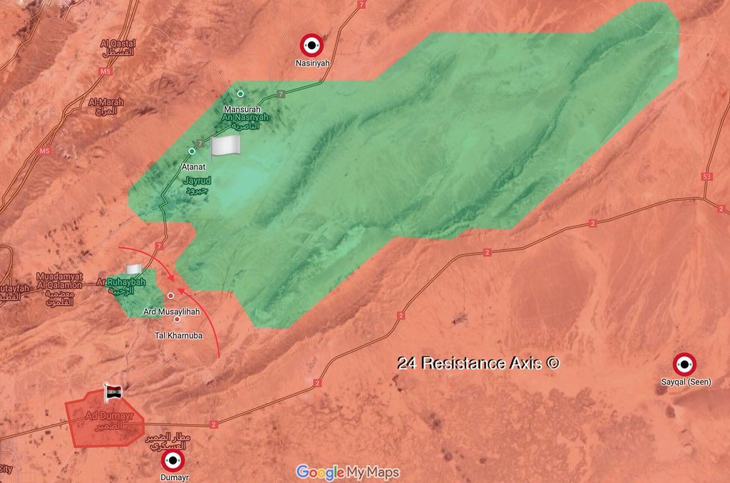 Government Forces Established Full Control Of al-Dumayr In Central Syria (Map)