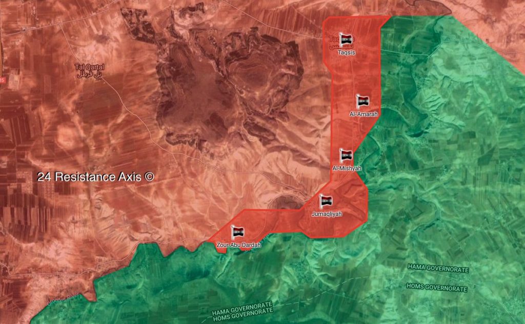 Map Update: Government Forces Establish Control Of 5 Settlements In Rastan Pocket