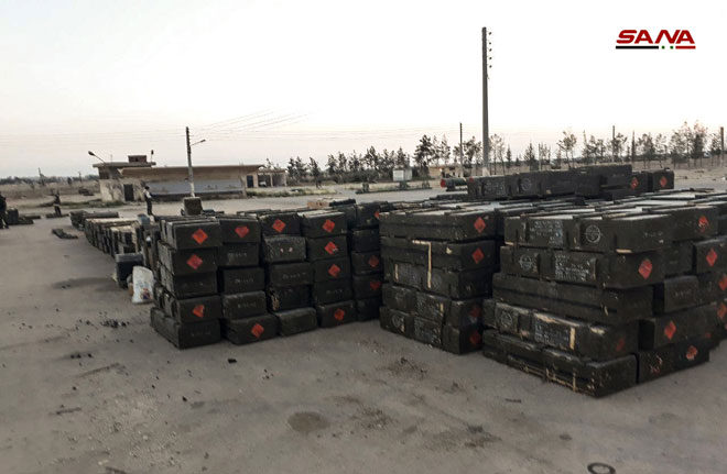 Qalamun Militants Hand Over Dozens Of ATGMs, Other Weapons To Syrian Army (Photos, Video)