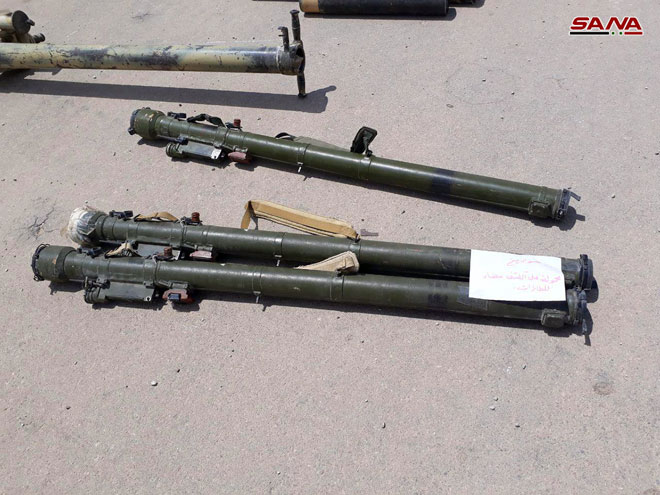 Eastern Qalamun Militants Hand Over More Anti-Tank And Anti-Aircraft Missiles To Syrian Army (Video, Photos)