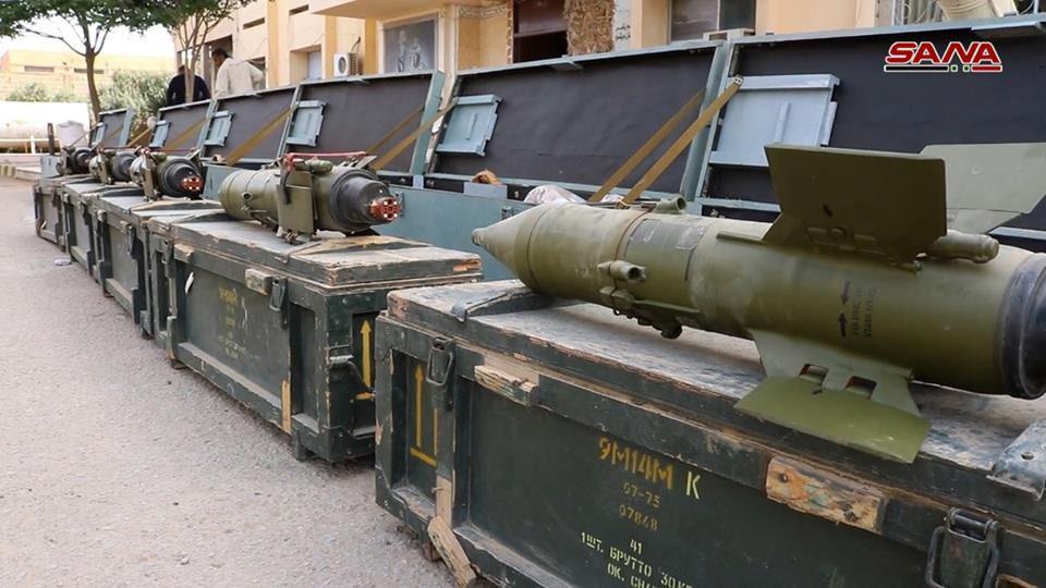 In Photos: Syrian Army Captures Large Number Of ISIS Weapons In Deir Ezzor Province