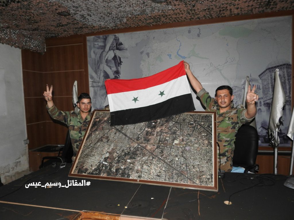 Big Photo Report: Jaish al-Islam HQ And Underground Prison Captured By Syrian Army In Douma