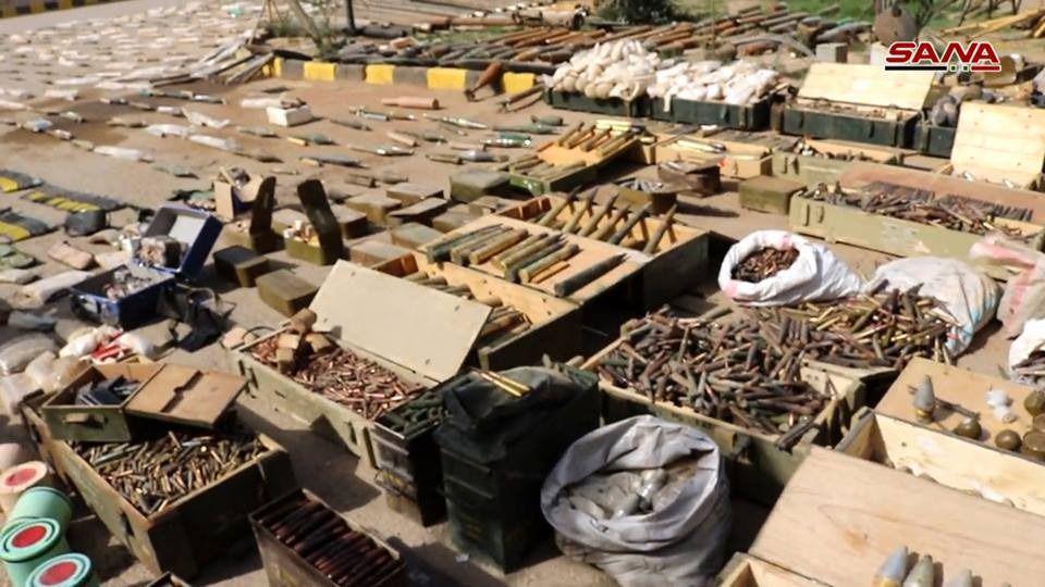 In Photos: Syrian Army Captures Large Number Of ISIS Weapons In Deir Ezzor Province