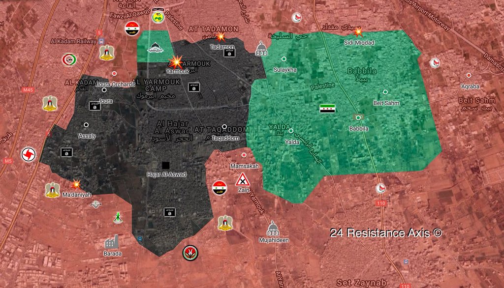 Syrian Army Makes Important Gains In Battle Against ISIS South Of Damascus