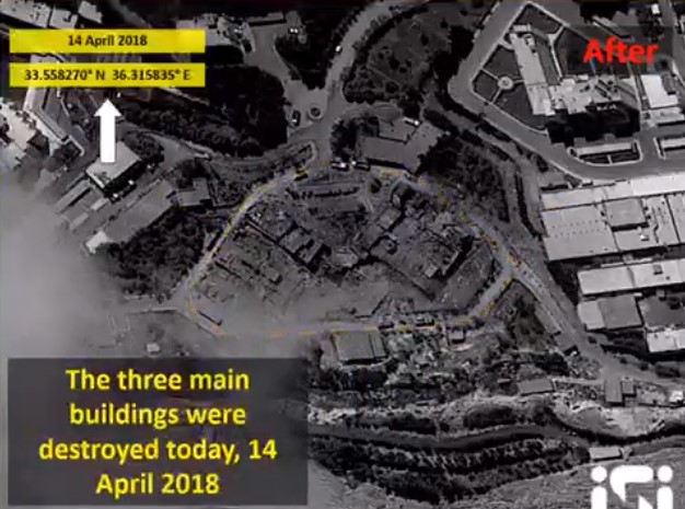 Satellite Imagery Shows Aftermah Of "76 Missiles" Strike On Syria's Barzeh Scientific Research Complex