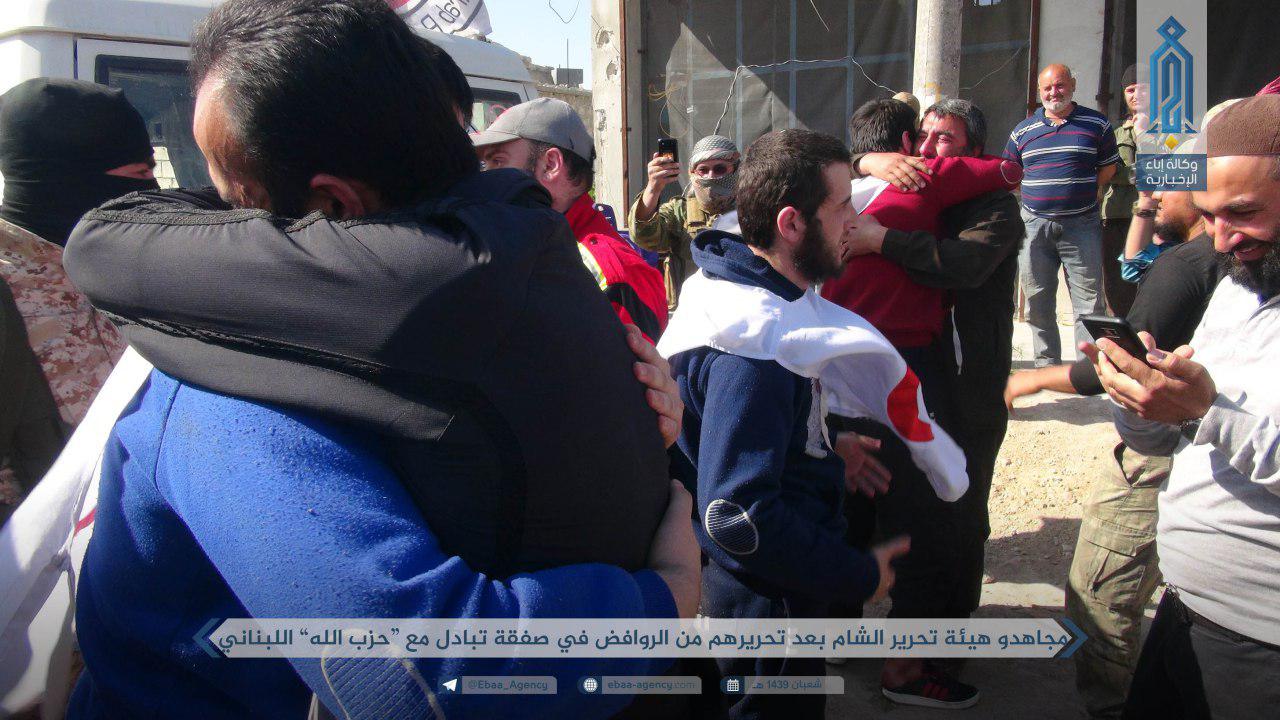 Hay’at Tahrir al-Sham And Hezbollah Exchange Prisoners In Western Aleppo (Photos)