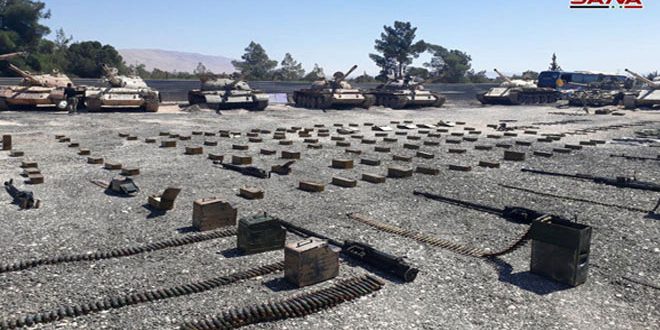 Syrian Forces Seize Large Number Of Battle Tanks, Weapons In Eastern Qalamoun (Photos)