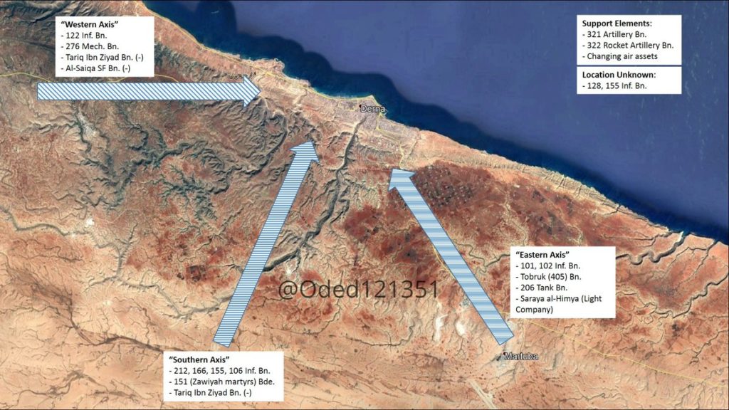 Libyan National Army Seizes Villages On Outskirts Of Militants' Stronghold Of Derna (Photos, Map)