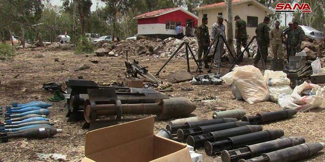 Syrian Forces Seize Large Amount Of Explosives, Weapons In Northern Homs (Photos)