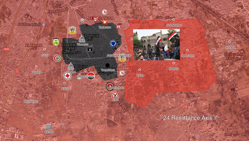 Overview Of Syrian Army’s Operation In Southern Damascus On May 11, 2018 (Map, Videos)