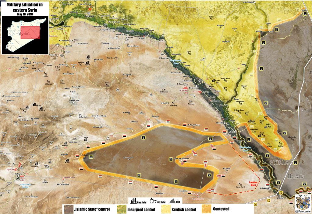 Map Update: Military Situation In Eastern Syria Amid Ongoing US-backed Operation Against ISIS