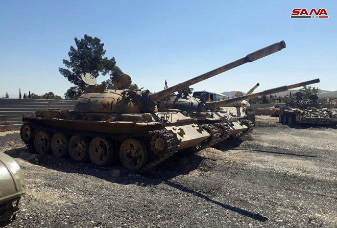 Syrian Forces Seize Large Number Of Battle Tanks, Weapons In Eastern Qalamoun (Photos)