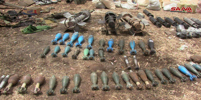 Syrian Forces Seize Large Amount Of Explosives, Weapons In Northern Homs (Photos)