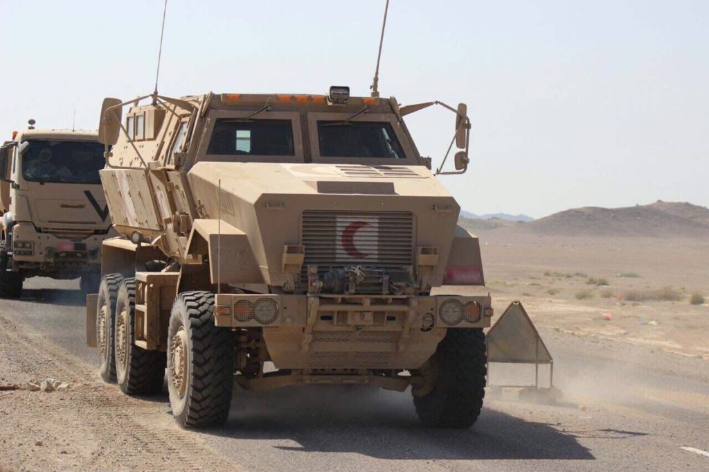 Saudi-led Coalition's Deliveries Of Armoured Vehicles To Its Allies In Yemen